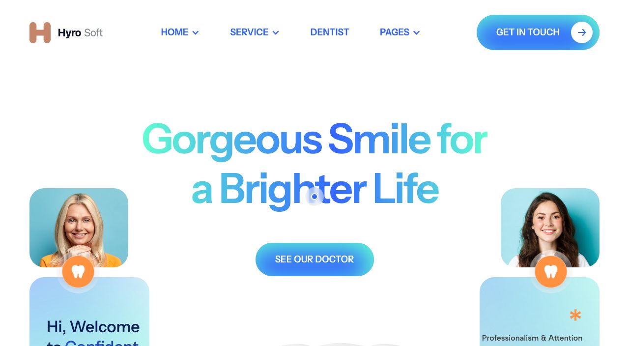 Confident Dental Care demo preview